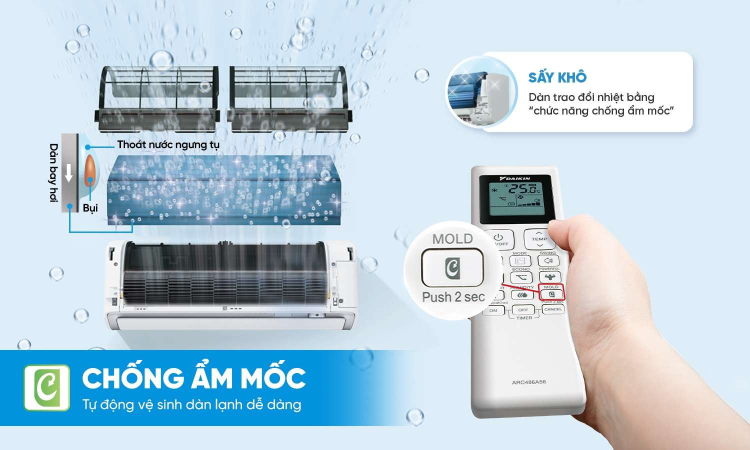 Điều hòa Daikin 12000 BTU inverter 1 chiều FTKB35ZVMV - Mới 2025 - ảnh mô tả