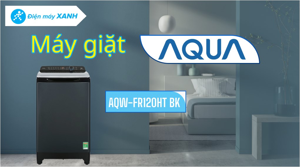 Máy giặt Aqua 12 kg AQW-FR120HT BK - ảnh 2