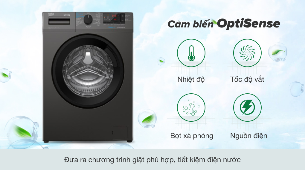 Máy giặt Beko Inverter 9 kg WCV9614XB0STM - ảnh mô tả