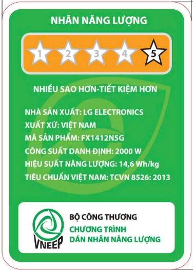 Máy giặt lồng ngang LG AI DD Inverter 12Kg FX1412N5G - ảnh 3