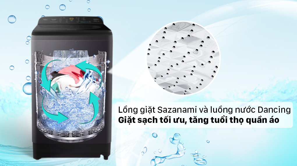 Máy Giặt Panasonic 9 Kg NA-F90S10BRV - ảnh mô tả