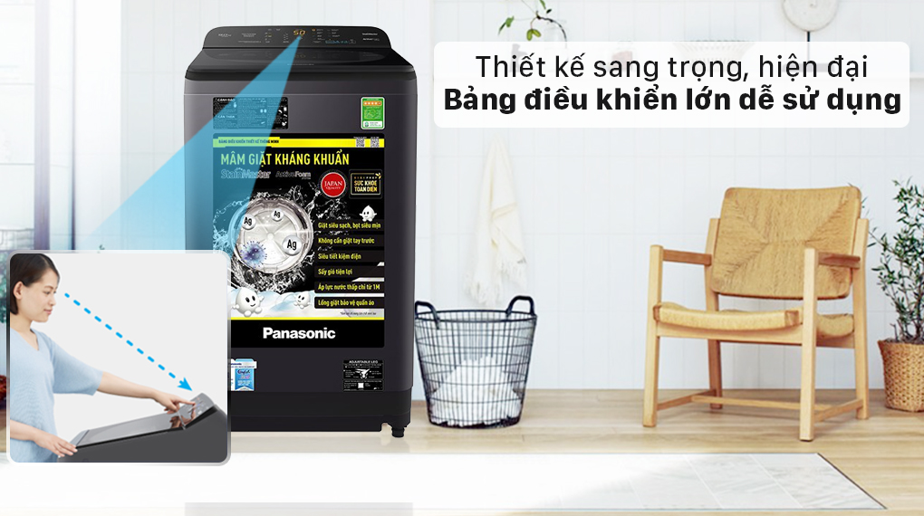 Máy Giặt Panasonic 9 Kg NA-F90S10BRV - ảnh mô tả