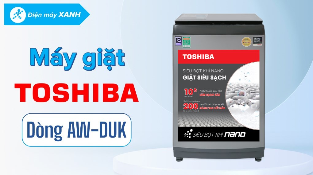 Máy giặt Toshiba Inverter 12 kg AW-DUK1300KV(SG) - ảnh 5
