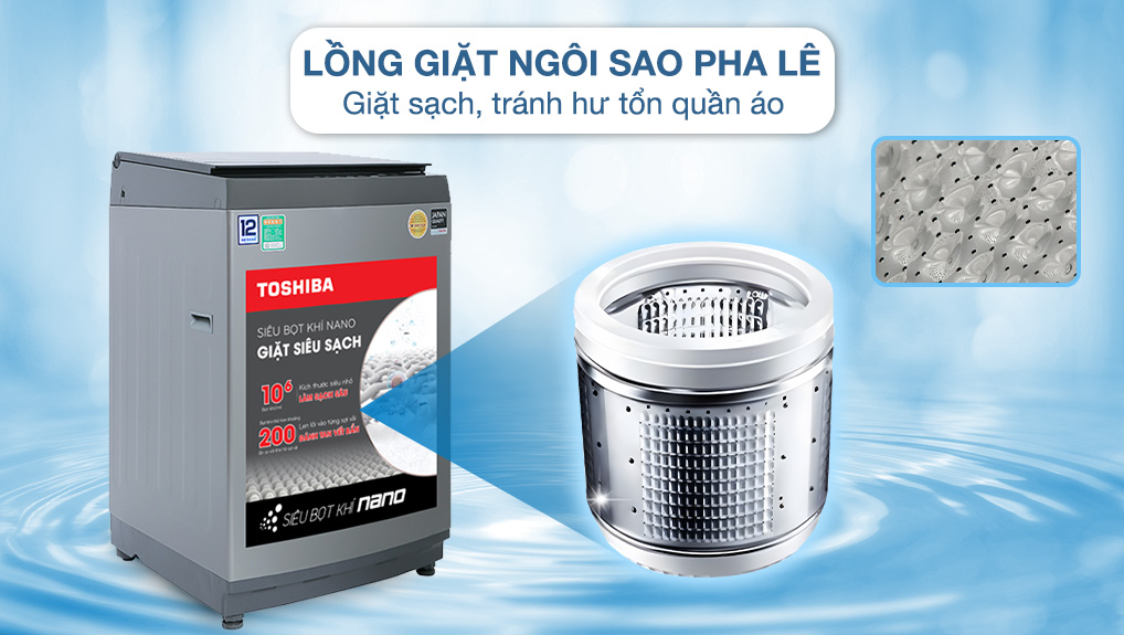 Máy giặt Toshiba Inverter 12 kg AW-DUK1300KV(SG) - ảnh mô tả