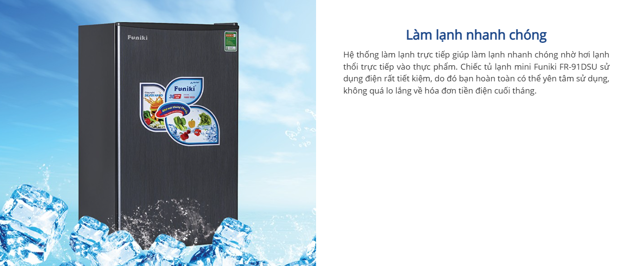 Tủ lạnh Funiki 90 lít FR-91DSU - ảnh 5