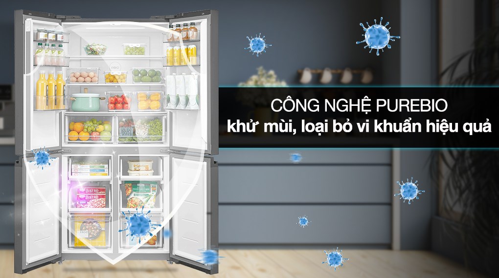 Tủ lạnh Toshiba Inverter 474 lít Multi Door GR-RF611WI-PGV(22)-XK - ảnh mô tả