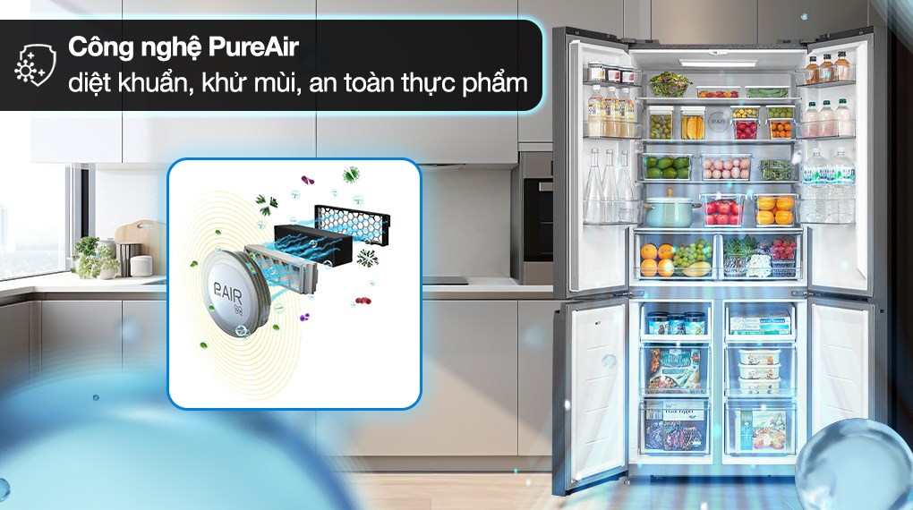 Tủ lạnh Toshiba Inverter 515 lít Multi Door GR-RF677WI-PGV(22)-XK - ảnh 4