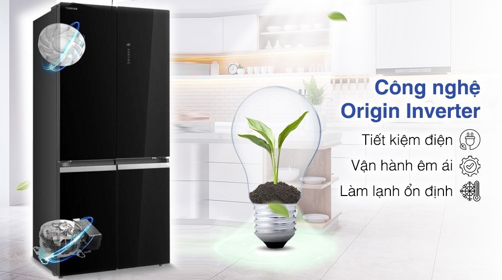 Tủ lạnh Toshiba Inverter 515 lít Multi Door GR-RF677WI-PGV(22)-XK - ảnh mô tả