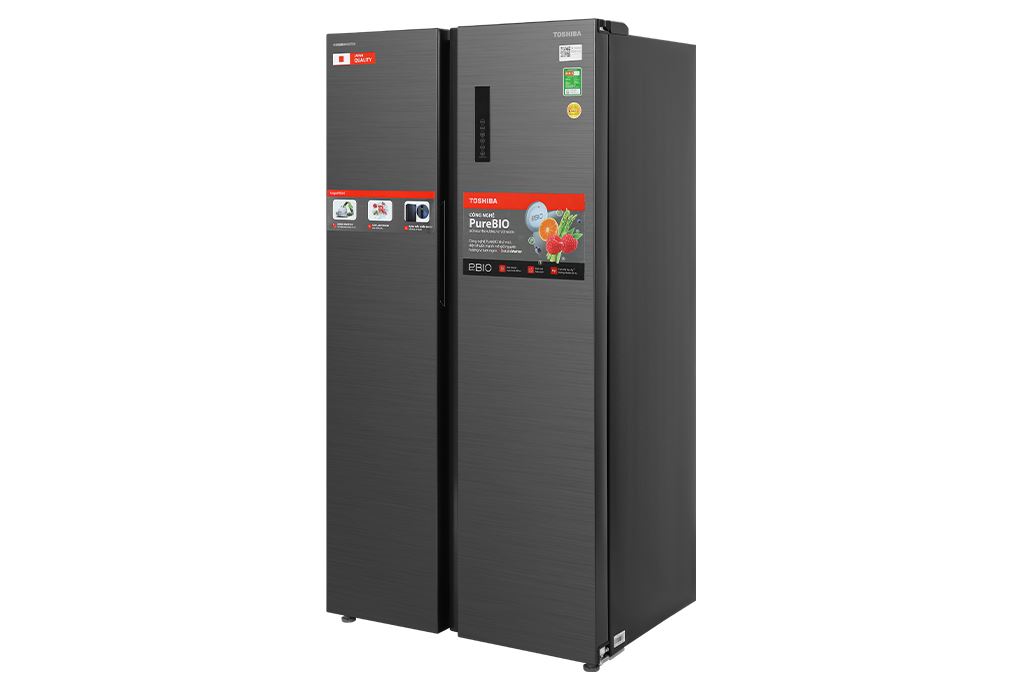 Tủ lạnh Toshiba Inverter 555 lít Side By Side GR-RS696WI-PMV(60)-AG - ảnh 3